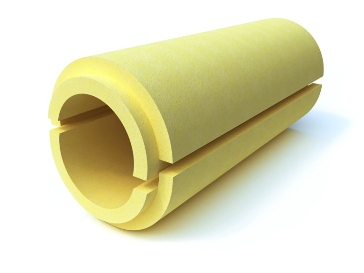 Скорлупа  для теплоизоляции труб ППУ С 1000х330х60 мм