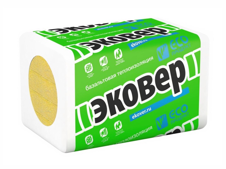 Утеплитель Эковер Вент-Фасад 90 1000х600х50 мм, 8 шт. уп