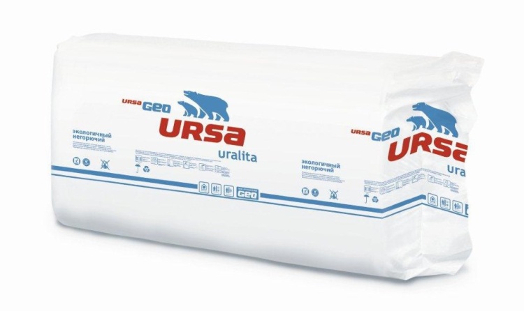 Утеплитель Ursa GEO 33 PN П-30 1200х600х50 мм 20шт. уп