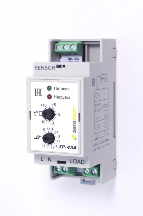 Терморегулятор ТР-43А с датчиком DS-125М