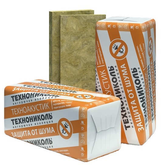 Утеплитель Технониколь Техноакустик 1200х600х50 мм, 12 шт. уп