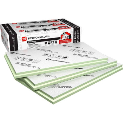 Плита теплоизоляционная LOGICPIR PROF Ф/Ф Г1 L-2385х1185х100 6п/16,957350м2 /1,695735м3